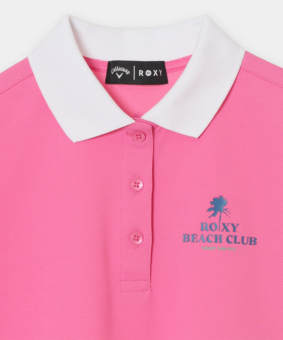 【Callaway×ROXY】S/S POLO カノコポロシャツ 【2026年夏モデル】