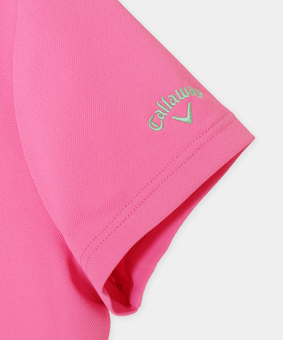 【Callaway×ROXY】S/S POLO カノコポロシャツ 【2026年夏モデル】