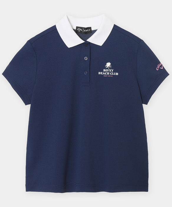 【Callaway×ROXY】S/S POLO カノコポロシャツ 【2026年夏モデル】