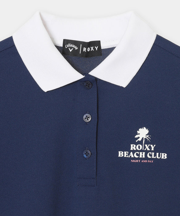 【Callaway×ROXY】S/S POLO カノコポロシャツ 【2026年夏モデル】