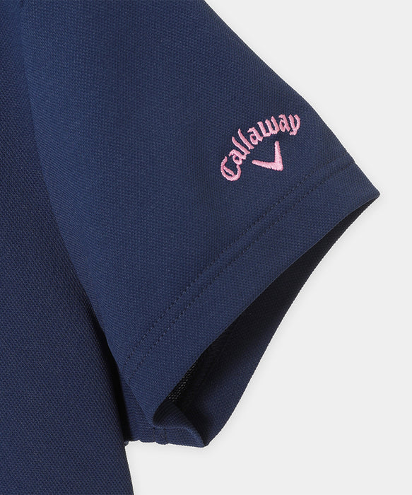 【Callaway×ROXY】S/S POLO カノコポロシャツ 【2026年夏モデル】