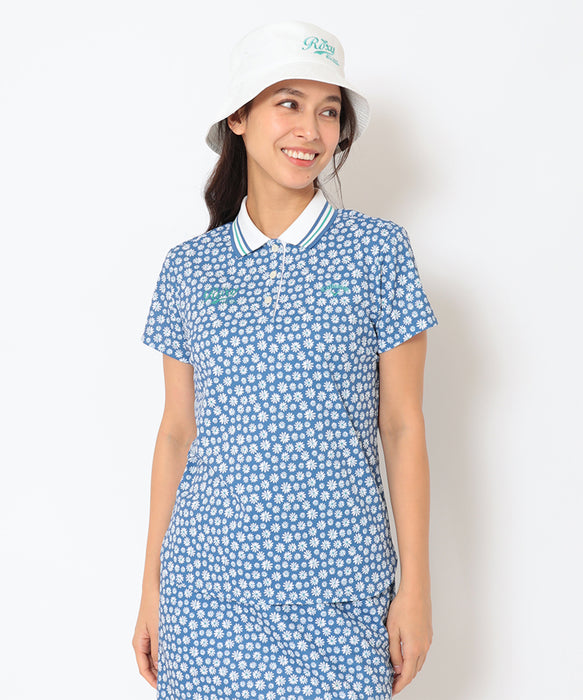 【Callaway×ROXY】S/S FITTED POLO カノコポロシャツ 【2026年夏モデル】