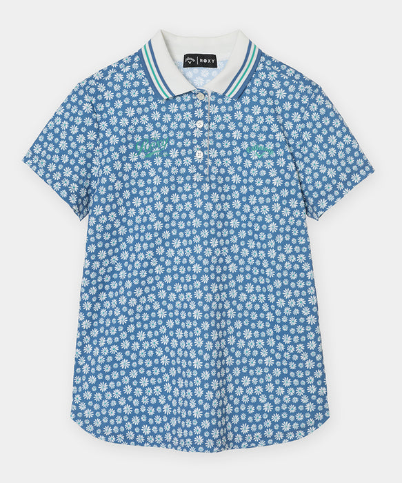 【Callaway×ROXY】S/S FITTED POLO カノコポロシャツ 【2026年夏モデル】