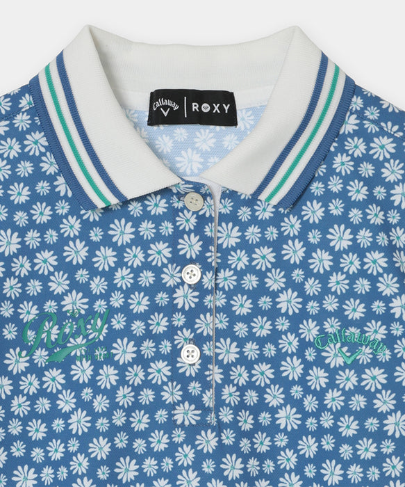 【Callaway×ROXY】S/S FITTED POLO カノコポロシャツ 【2026年夏モデル】