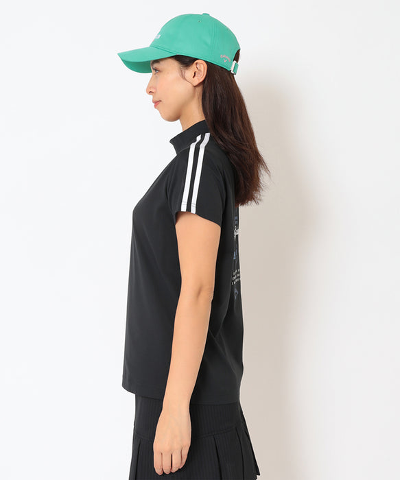 【Callaway×ROXY】LOGO MOCK NECK T コラボモックネックTシャツ 【2026年夏モデル】