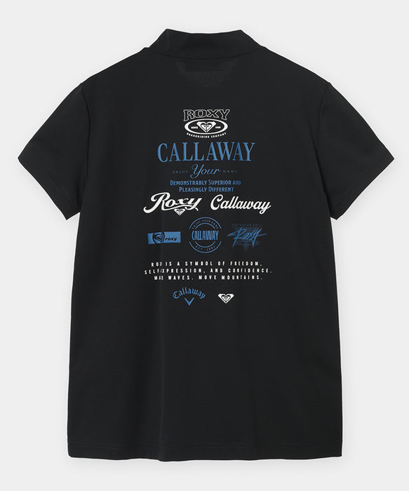 【Callaway×ROXY】LOGO MOCK NECK T コラボモックネックTシャツ 【2026年夏モデル】