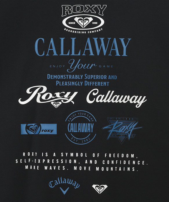 【Callaway×ROXY】LOGO MOCK NECK T コラボモックネックTシャツ 【2026年夏モデル】