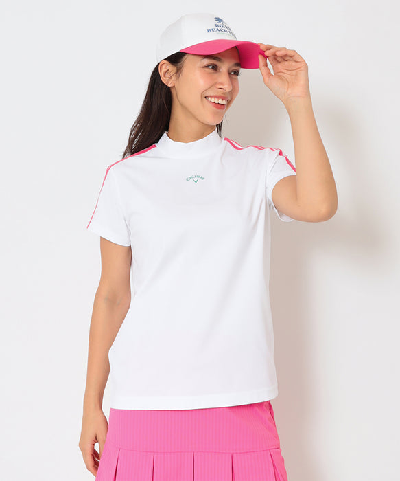 【Callaway×ROXY】LOGO MOCK NECK T コラボモックネックTシャツ 【2026年夏モデル】