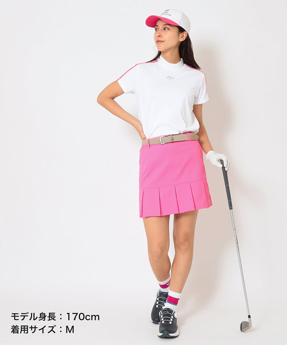 【Callaway×ROXY】LOGO MOCK NECK T コラボモックネックTシャツ 【2026年夏モデル】
