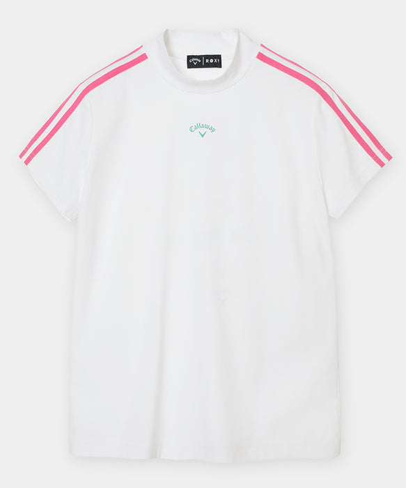 【Callaway×ROXY】LOGO MOCK NECK T コラボモックネックTシャツ 【2026年夏モデル】