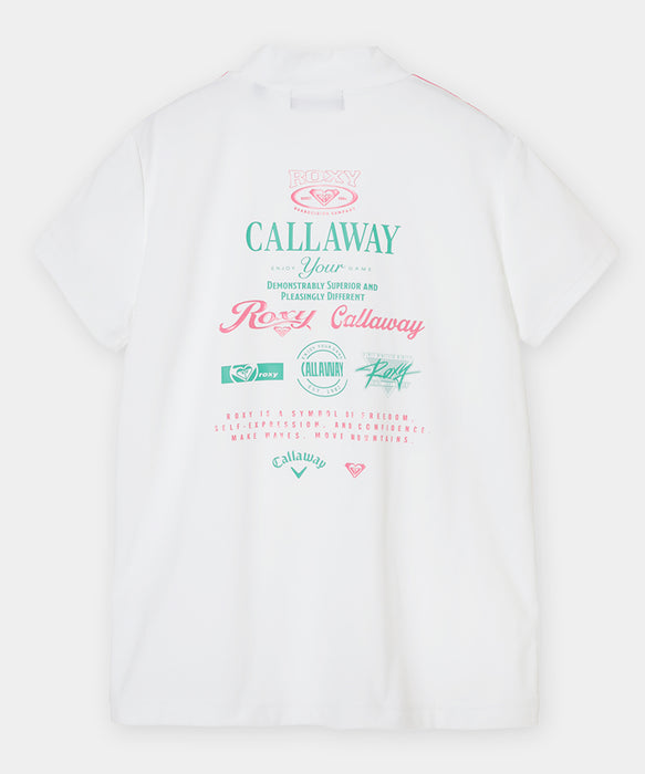 【Callaway×ROXY】LOGO MOCK NECK T コラボモックネックTシャツ 【2026年夏モデル】