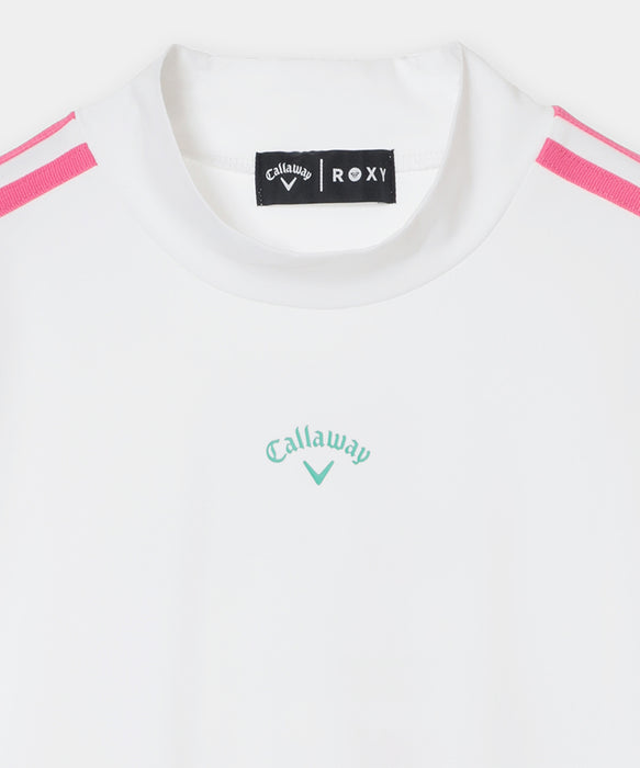 【Callaway×ROXY】LOGO MOCK NECK T コラボモックネックTシャツ 【2026年夏モデル】