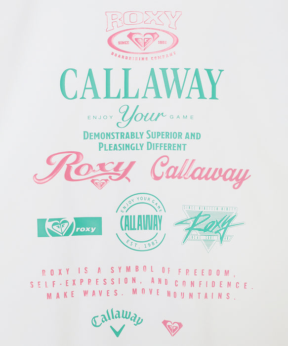 【Callaway×ROXY】LOGO MOCK NECK T コラボモックネックTシャツ 【2026年夏モデル】