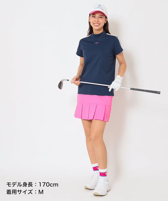 【Callaway×ROXY】LOGO MOCK NECK T コラボモックネックTシャツ 【2026年夏モデル】