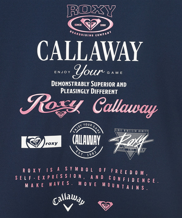 【Callaway×ROXY】LOGO MOCK NECK T コラボモックネックTシャツ 【2026年夏モデル】