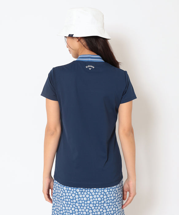 【Callaway×ROXY】MOCK NECK T コラボモックネックTシャツ 【2026年夏モデル】