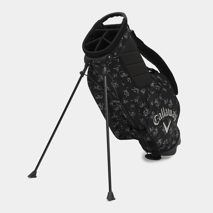 【QUIKSILVER X Callaway】CWQS COASTAL FLORAL CADDIE BAGQUIKSILVER コラボ/花柄スタンドゴルフバッグ