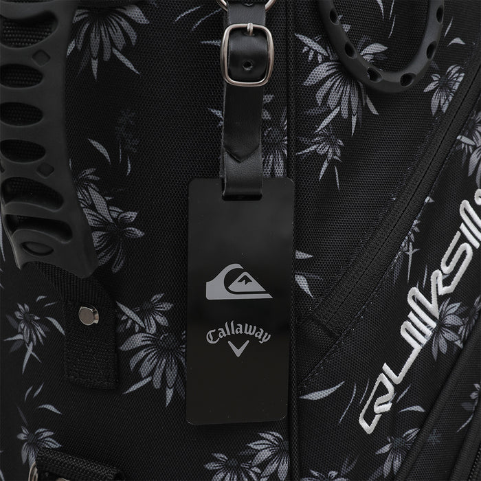 【QUIKSILVER X Callaway】CWQS COASTAL FLORAL CADDIE BAGQUIKSILVER コラボ/花柄スタンドゴルフバッグ