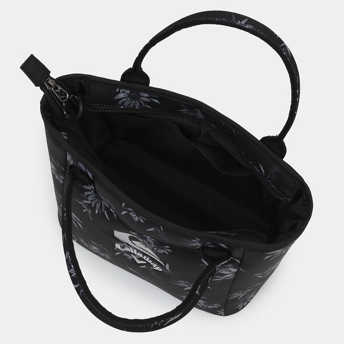 【QUIKSILVER X Callaway】CWQS COASTAL FLORAL ROUND TOTE花柄ラウンドトート