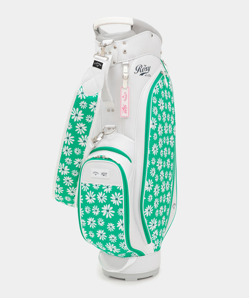Callaway キャディバッグ 花柄 高級感 デザイン性◎ おしゃれ Callaway×ROXY】FORAL CADDIE BAG 花柄キャディーバッグ 【2026年夏