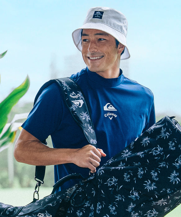 【QUIKSILVER X Callaway】CWQS COASTAL FLORAL CADDIE BAGQUIKSILVER コラボ/花柄スタンドゴルフバッグ