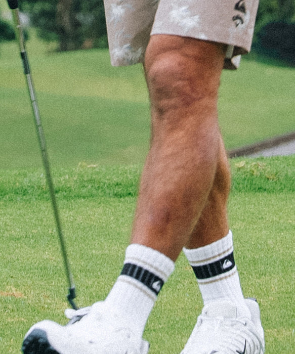 【QUIKSILVER X Callaway】CWQS SHORT SOCKSショートミドルソックス