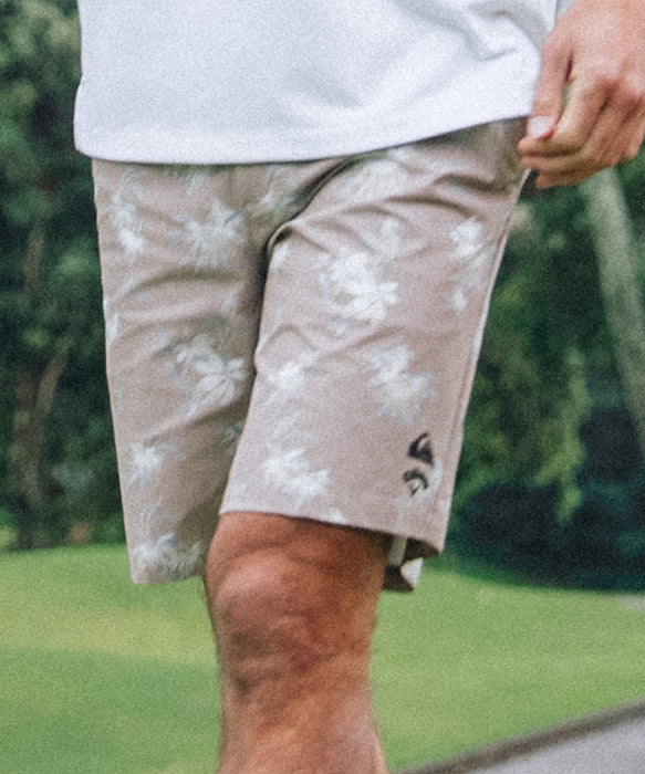 【QUIKSILVER X Callaway】CWQS COASTAL FLORAL RELAX SHORTS花柄サーフショートパンツ