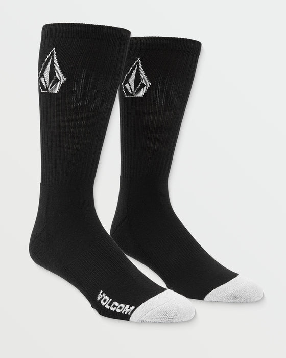 【OUTLET】VOLCOM Full Stone Mix Socks 3pk - Pale Khaki