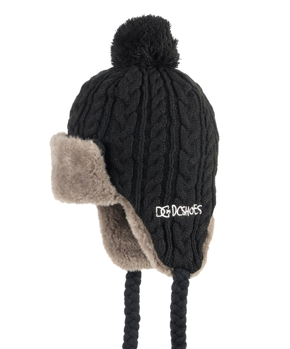 DC SHOES メンズ 26 KNIT FLIGHT BEANIE ビーニー 【2026年秋冬モデル】 BKB / F