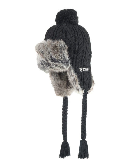 DC SHOES メンズ 26 KNIT FLIGHT BEANIE ビーニー 【2026年秋冬モデル】 BKF / F