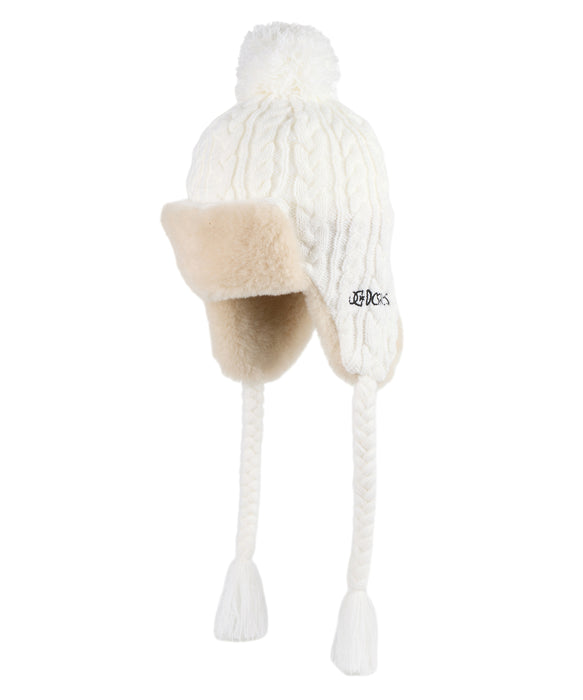 DC SHOES メンズ 26 KNIT FLIGHT BEANIE ビーニー 【2026年秋冬モデル】 WHB / F