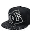DC SHOES メンズ 26 DOUBLEUP SNAPBACK キャップ 【2026年春夏モデル】 BKS / F