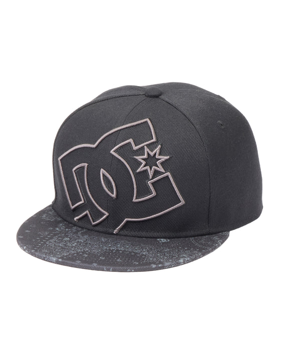DC SHOES メンズ 26 DOUBLEUP SNAPBACK キャップ 【2026年秋冬モデル】 BKB / F