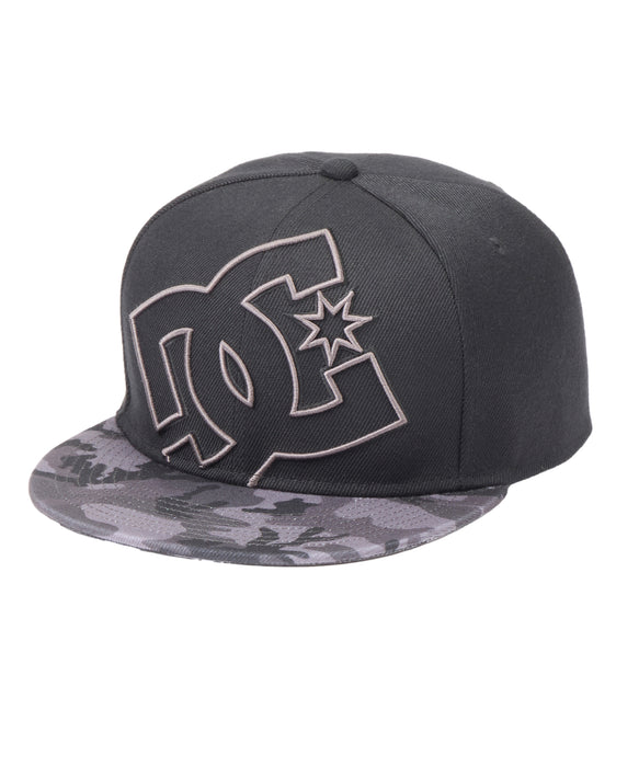 DC SHOES メンズ 26 DOUBLEUP SNAPBACK キャップ 【2026年秋冬モデル】 BKC / F