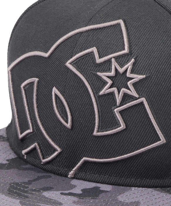 DC SHOES メンズ 26 DOUBLEUP SNAPBACK キャップ 【2026年秋冬モデル】 BKC / F