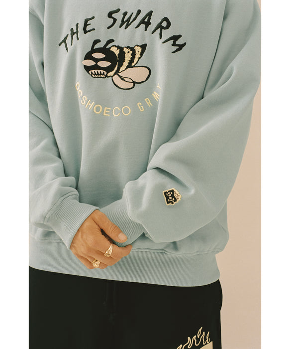 【OUTLET】【オンラインストア限定】DC Shoes  THE SWARM DC SHOES X GRIMEY VG CREW プルオーバー メンズ