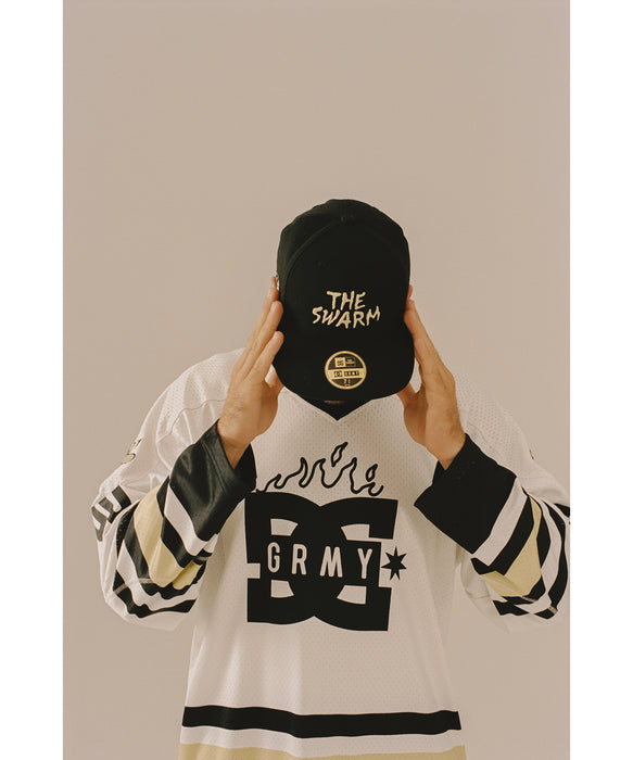 【OUTLET】【オンラインストア限定】DC Shoes  THE SWARM DC SHOES X GRIMEY HKY JERSEY プルオーバー メンズ