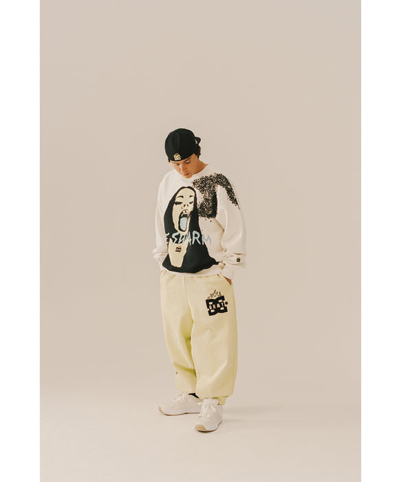 【OUTLET】【オンラインストア限定】DC Shoes  THE SWARM DC SHOES X GRIMEY RH VG CREW プルオーバー メンズ