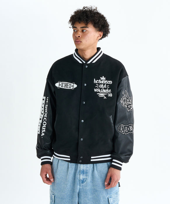 DC Shoes 25 VARSITY JACKET ジャケット アウター メンズ
