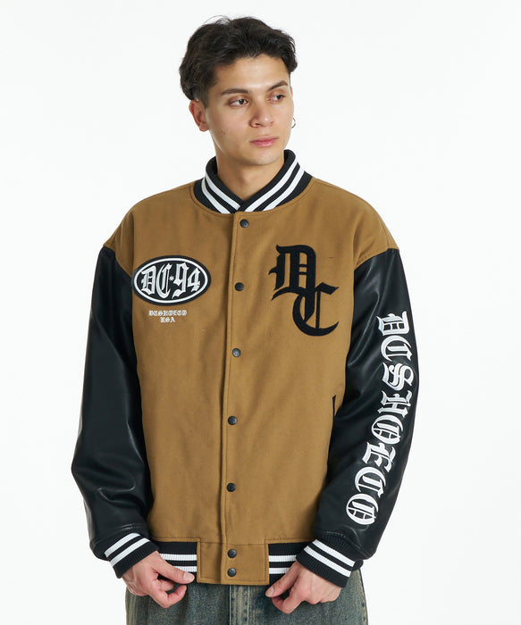 DC SHOES メンズ 26 VARSITY JACKET ジャケット 【2026年秋冬モデル】 BEG / XL