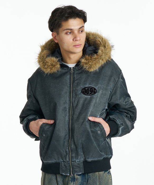 DC SHOES メンズ 26 FUR HOOD FLIGHT JACKET ジャケット 【2026年秋冬モデル】 BLK / XL