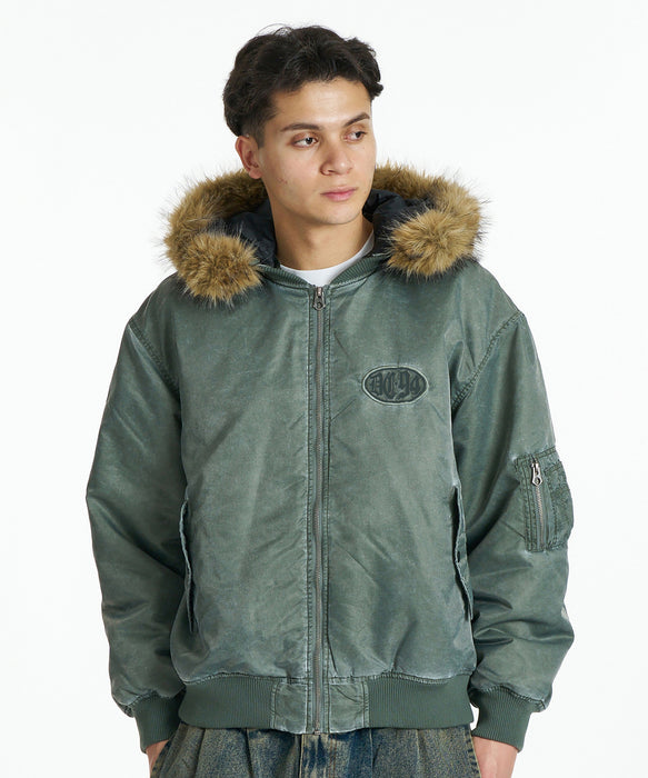 DC SHOES メンズ 26 FUR HOOD FLIGHT JACKET ジャケット 【2026年秋冬モデル】 KHA / XL