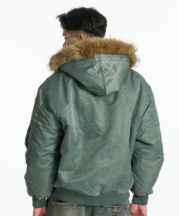 DC SHOES メンズ 26 FUR HOOD FLIGHT JACKET ジャケット 【2026年秋冬モデル】 KHA / XL
