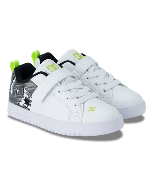 DC SHOES キッズ Ks COURT GRAFFIK LIT フットウェア スニーカー 【2026年春夏モデル】 WBM / 24CM