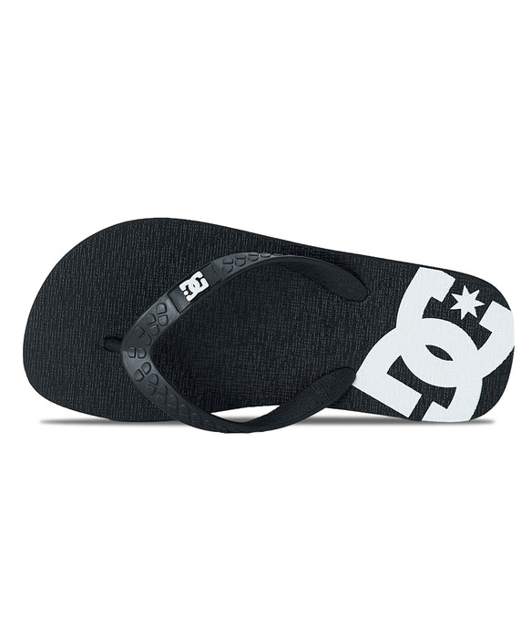 DC SHOES キッズ Ks DC 3P-SLIP ビーチサンダル 【2026年春夏モデル】 BKW / 24CM