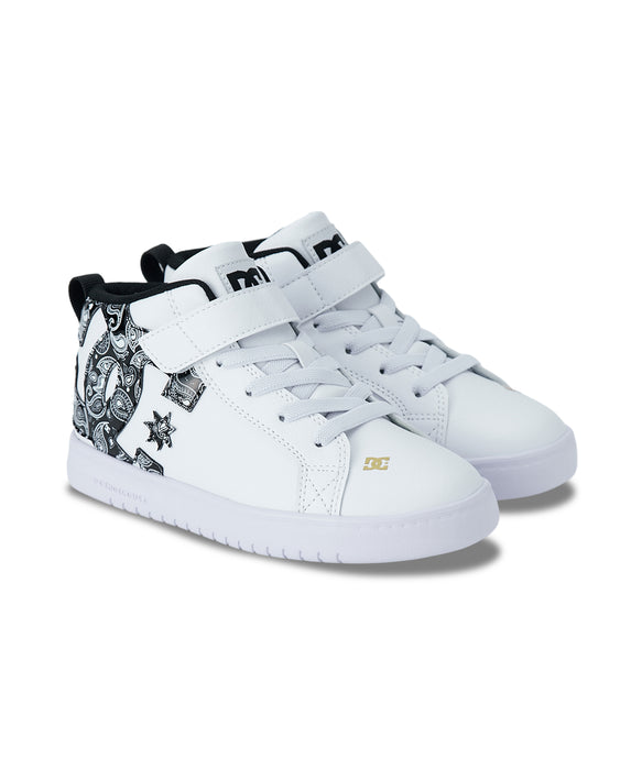 DC SHOES キッズ Ks CG HI-TOP LITE EV フットウェア スニーカー【2026年春夏モデル】 WLK / 24CM