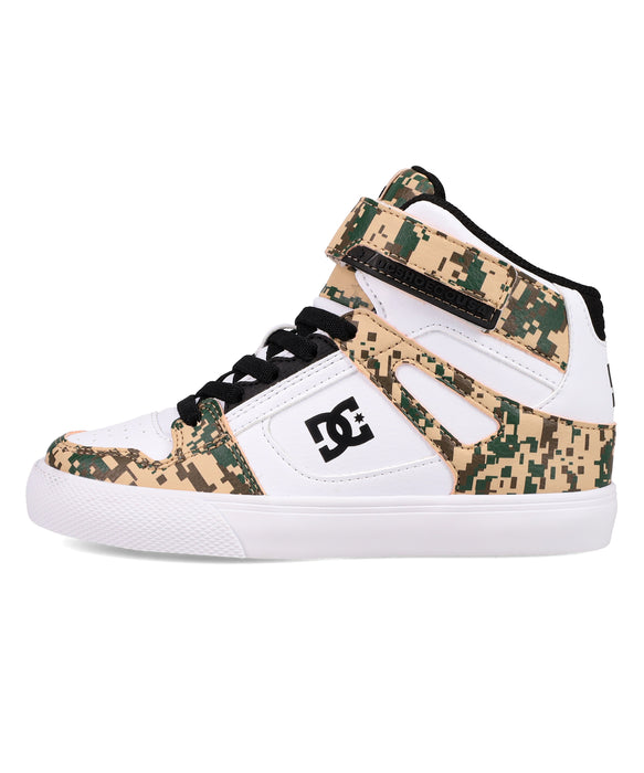 DC SHOES キッズ(17-25cm) ハイカットスニーカー KS PURE HIGH-TOP SE