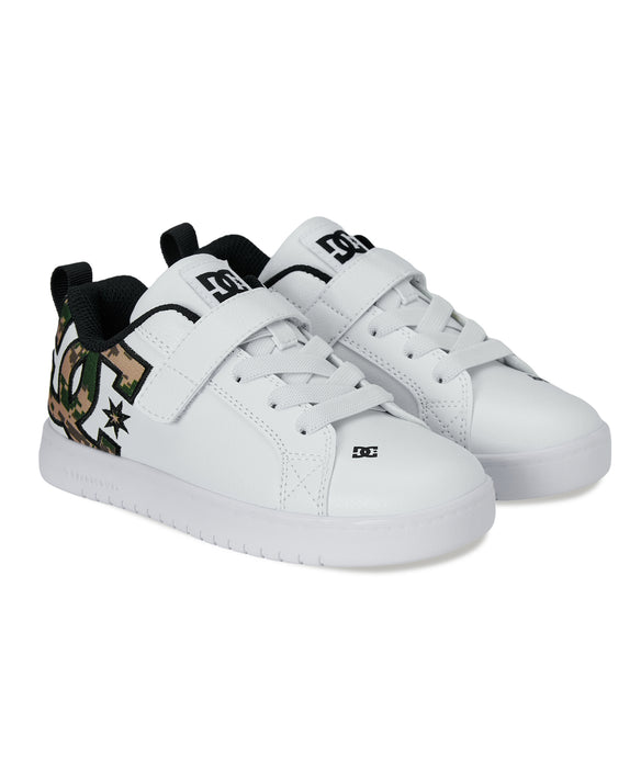 DC SHOES キッズ KS COURT GRAFFIK LITE EV シューズ 【2026年秋冬モデル】 WCO / 24CM