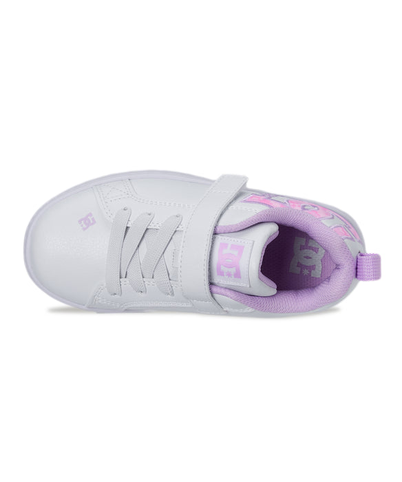 DC SHOES キッズ KS COURT GRAFFIK LITE EV シューズ 【2026年秋冬モデル】 WCP / 24CM