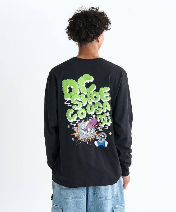 OUTLET】DC Shoes 25 CLASH DECK LS 長袖Tシャツ メンズ OUTLET】DC Shoes 25 CLASH DECK LS 長袖Tシャツ メンズ